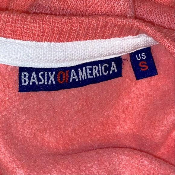 Coral Embroidered Montauk The End Crewneck Pull Over Sweatshirt Size S - Picture 5 of 5